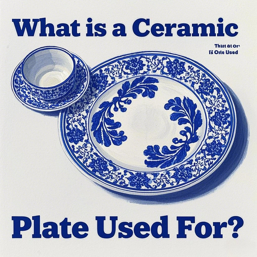 What is a Ceramic Plate Used For?