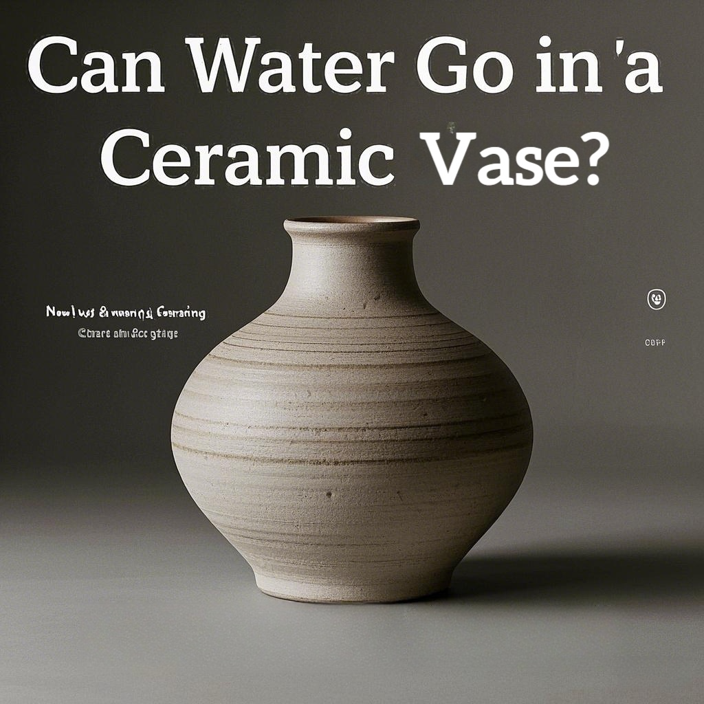 Can Water Go in a Ceramic Vase?