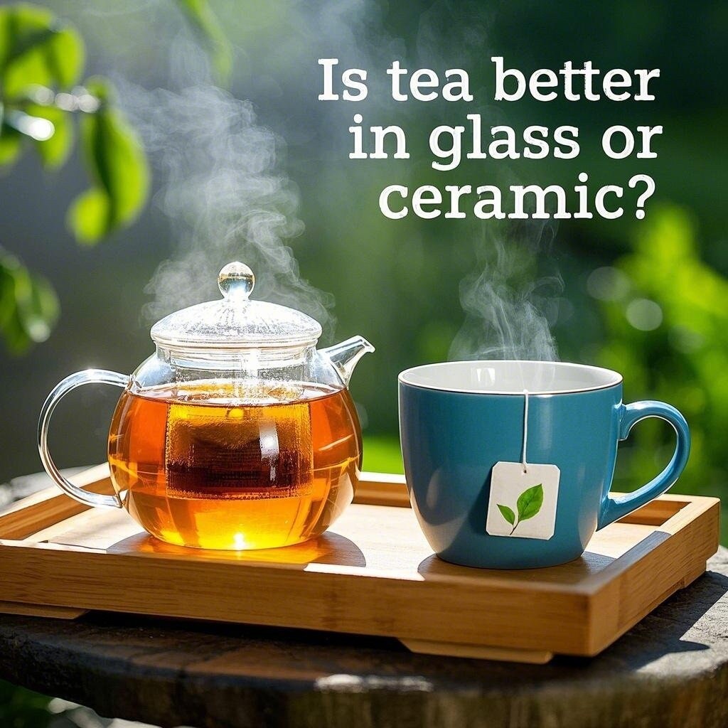 Is tea better in glass or ceramic?