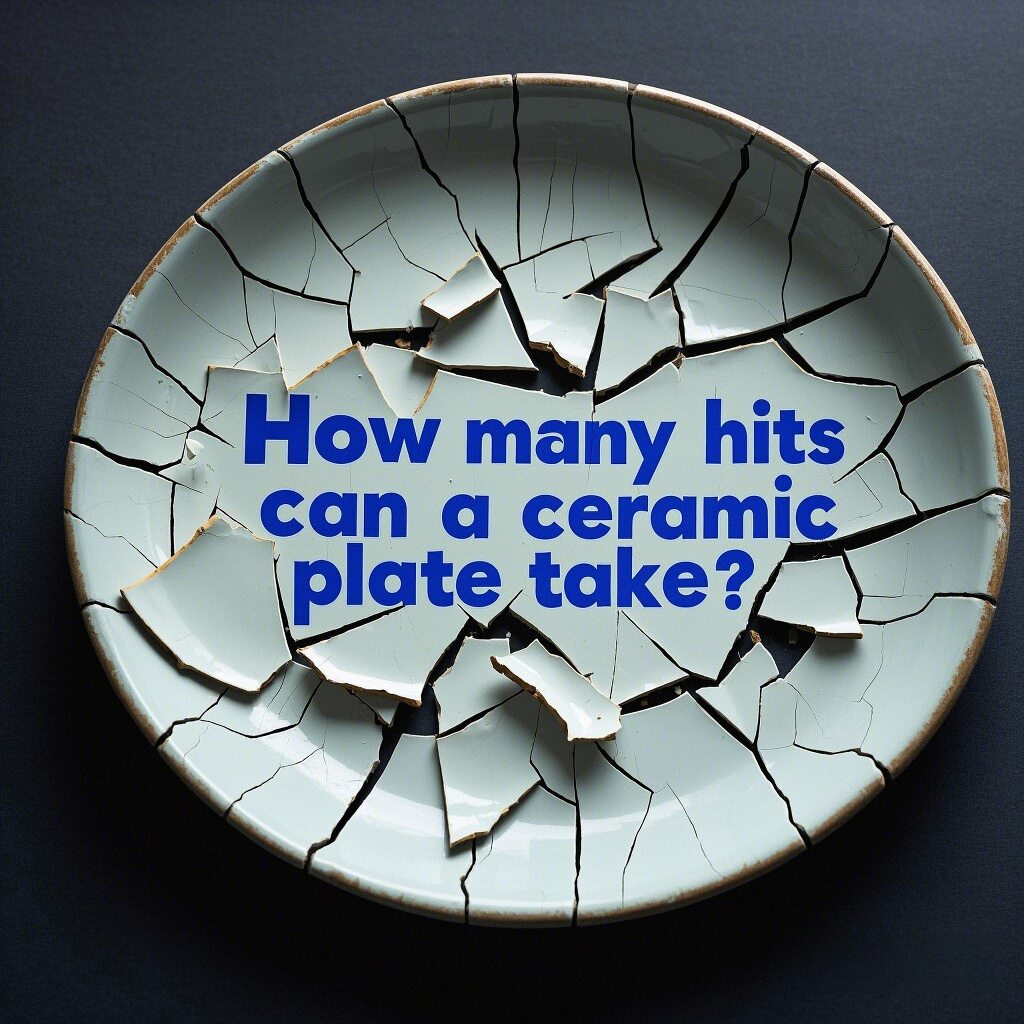 How many hits can a ceramic plate take?