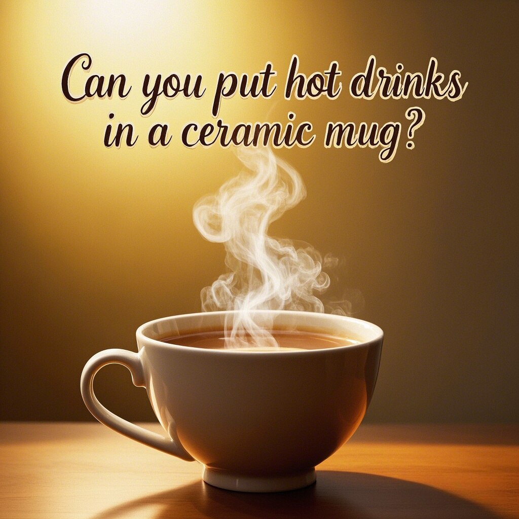 Can you put hot drinks in a ceramic mug?