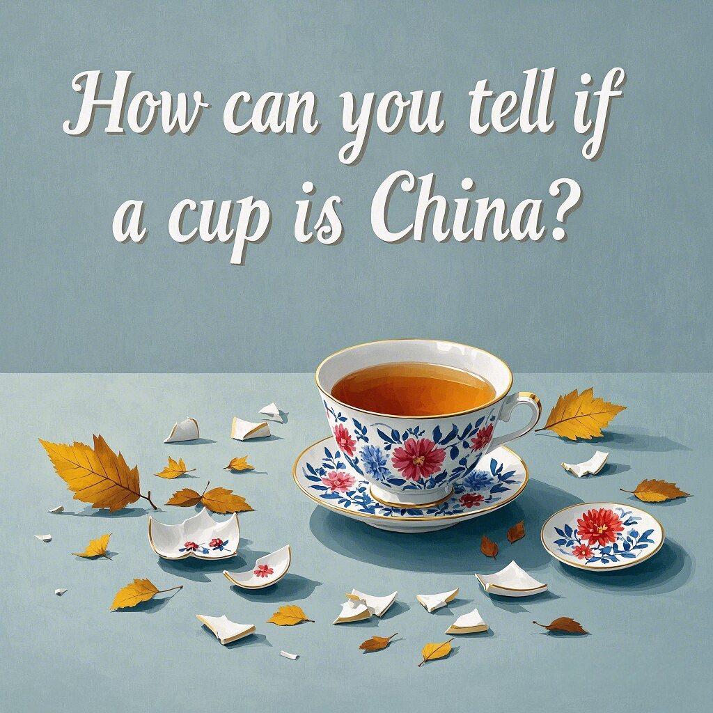 How can you tell if a cup is china?