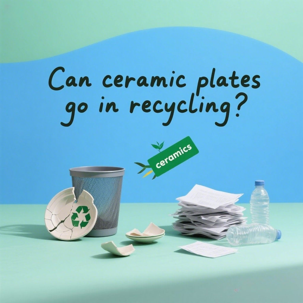 Can ceramic plates go in recycling?