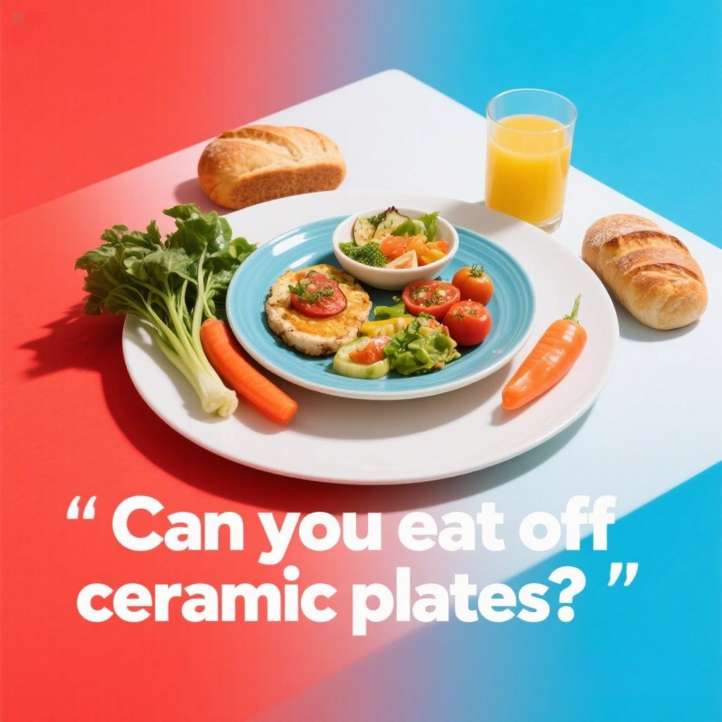 Can you eat off ceramic plates?