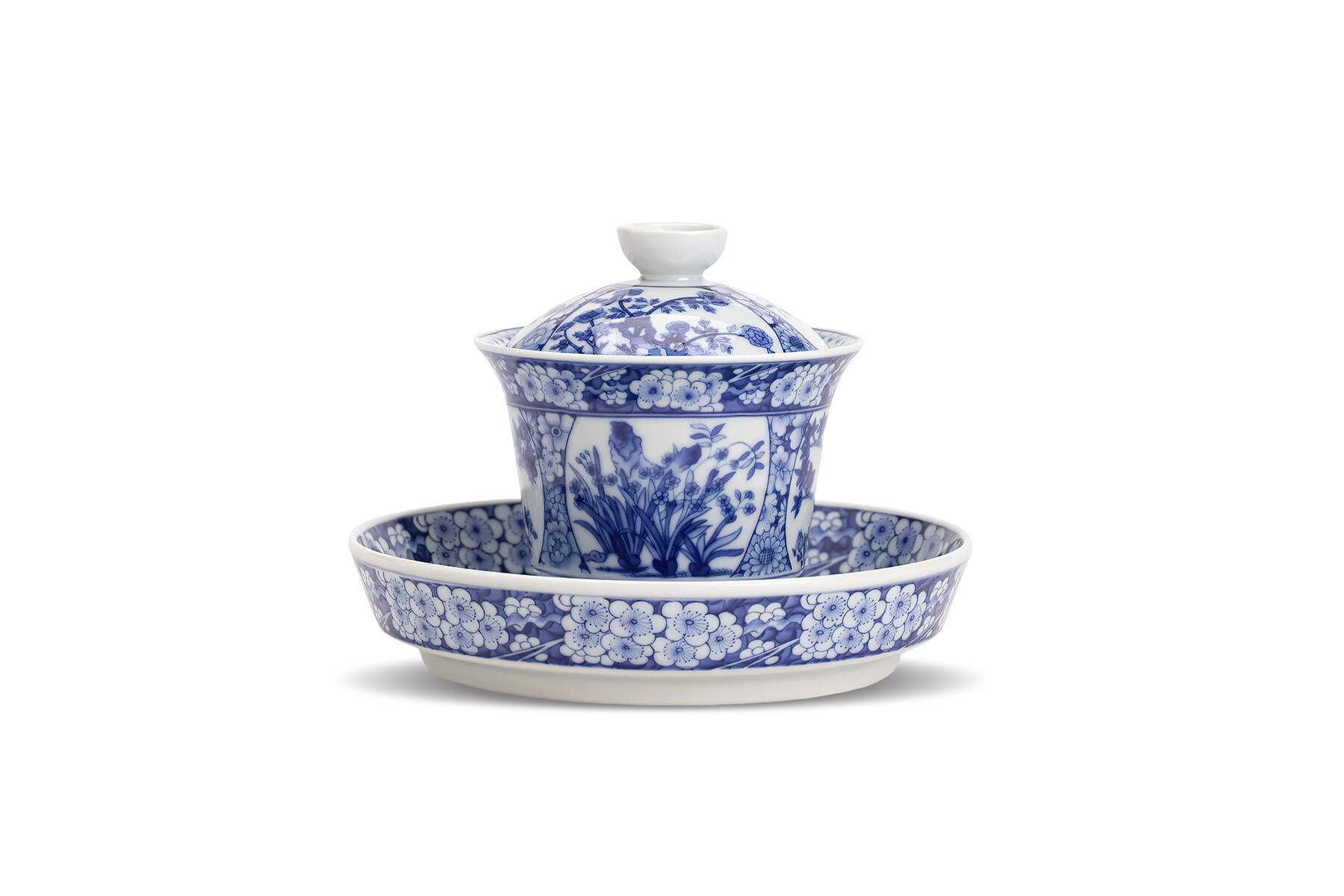 Tea Set with Floral Design