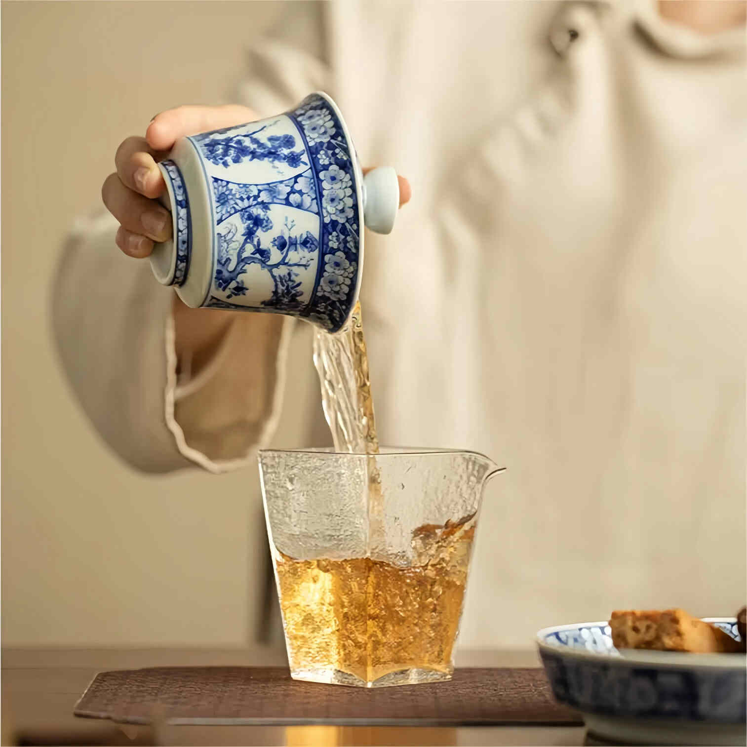 Hand-Painted Tea Set