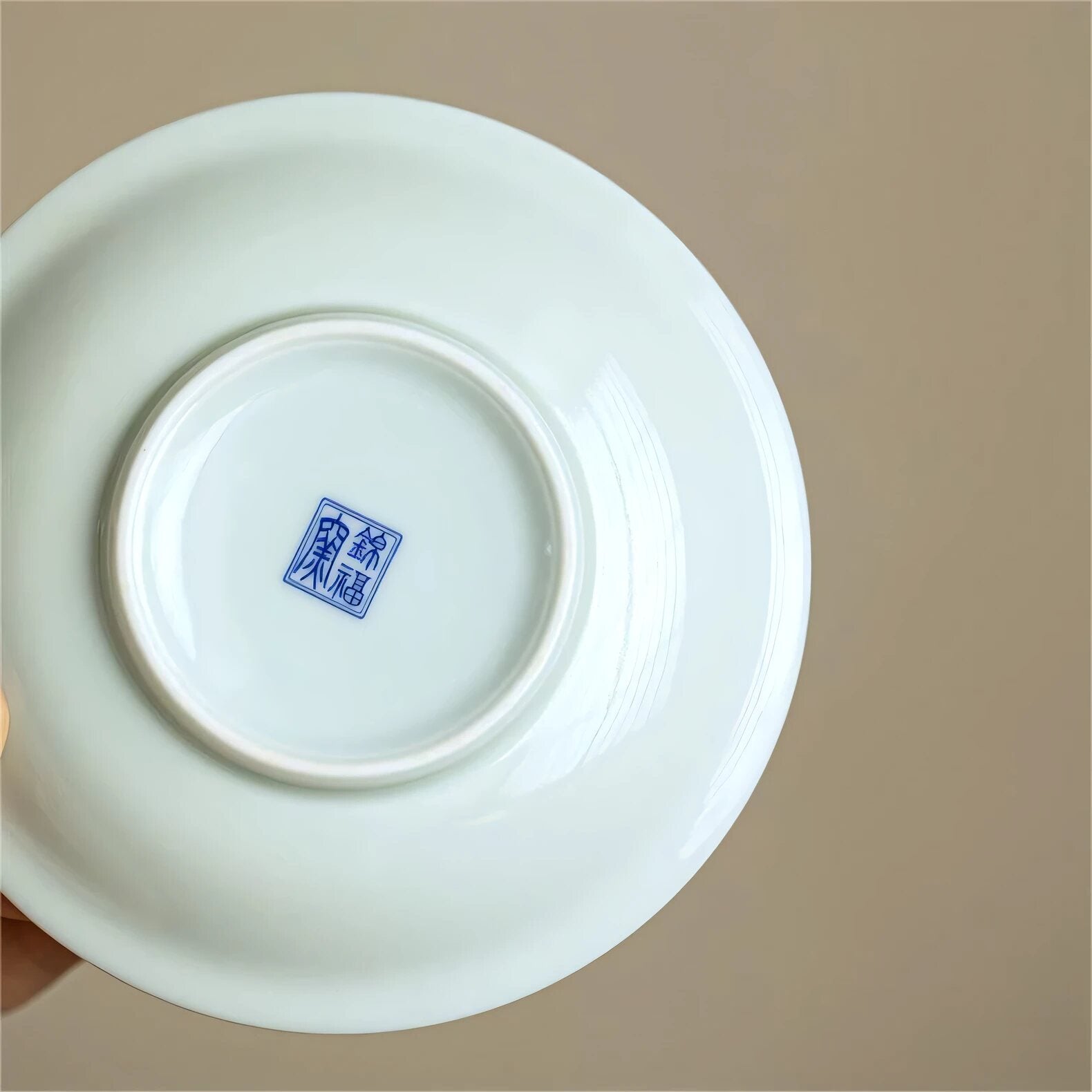 Blue and White Tea Set