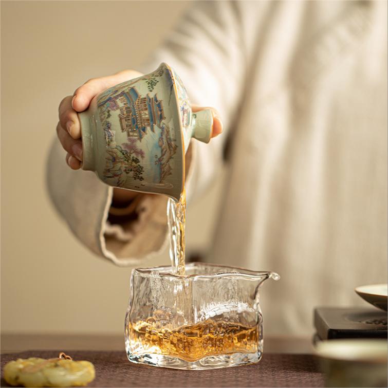 Chinese ceramic tea set
