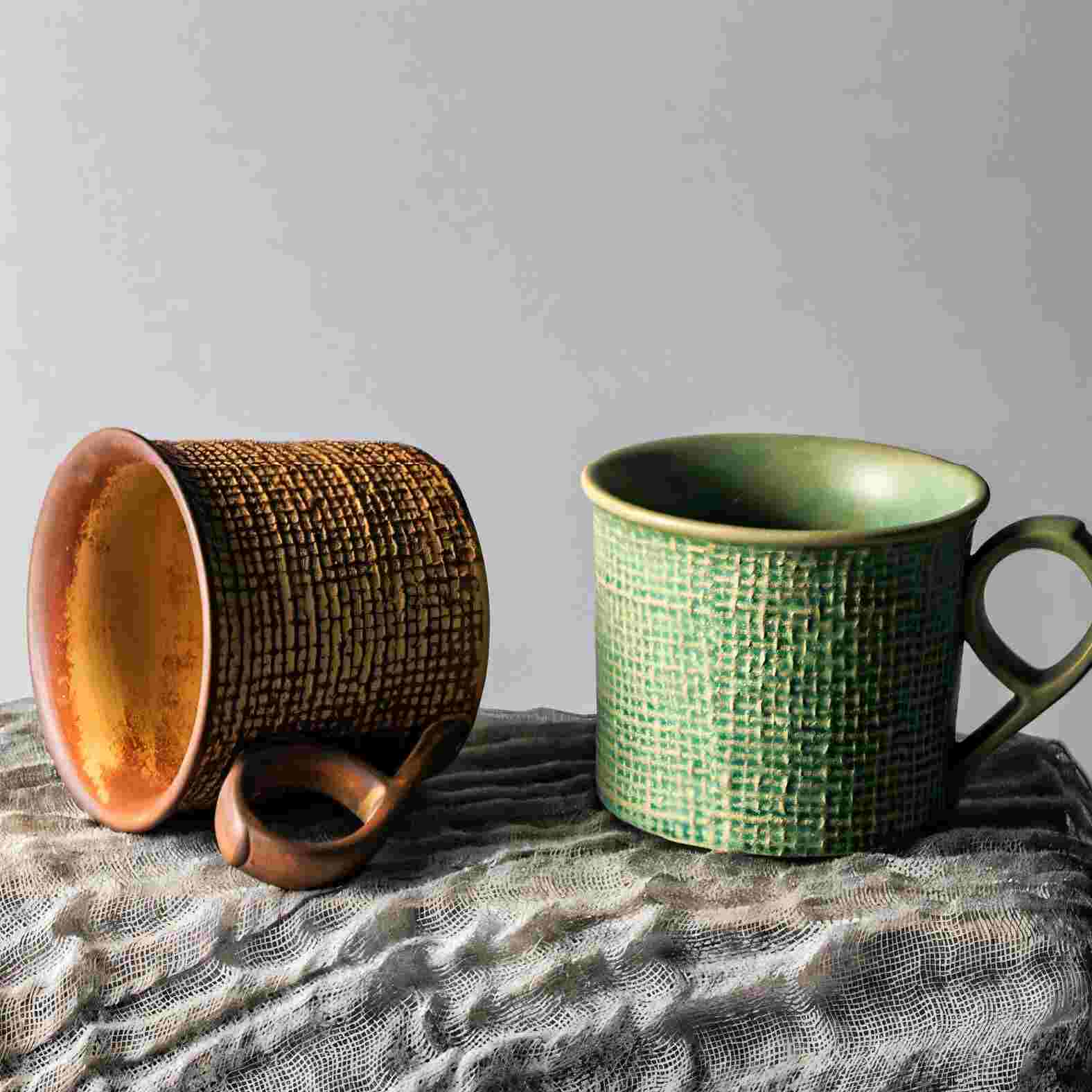 Rough Texture Ceramic Coffee Cup