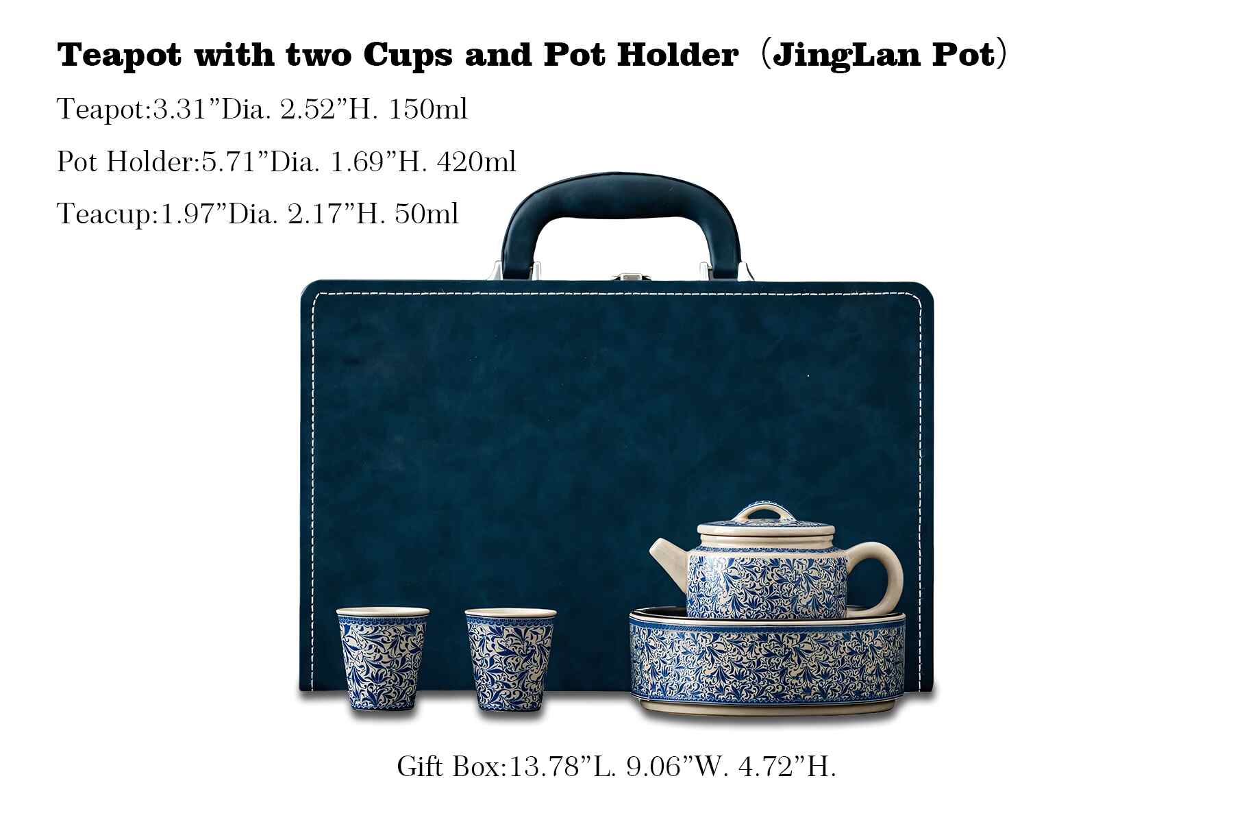 Tea Set with Carrying Case