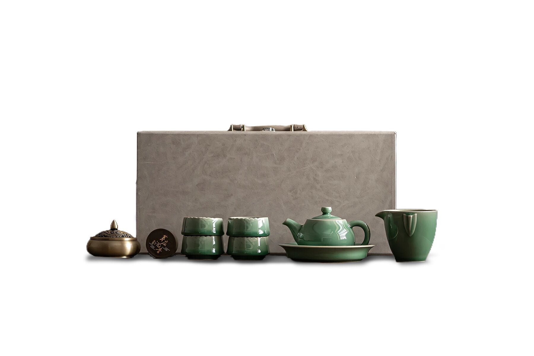 Tea Set with Matching Incense Burner