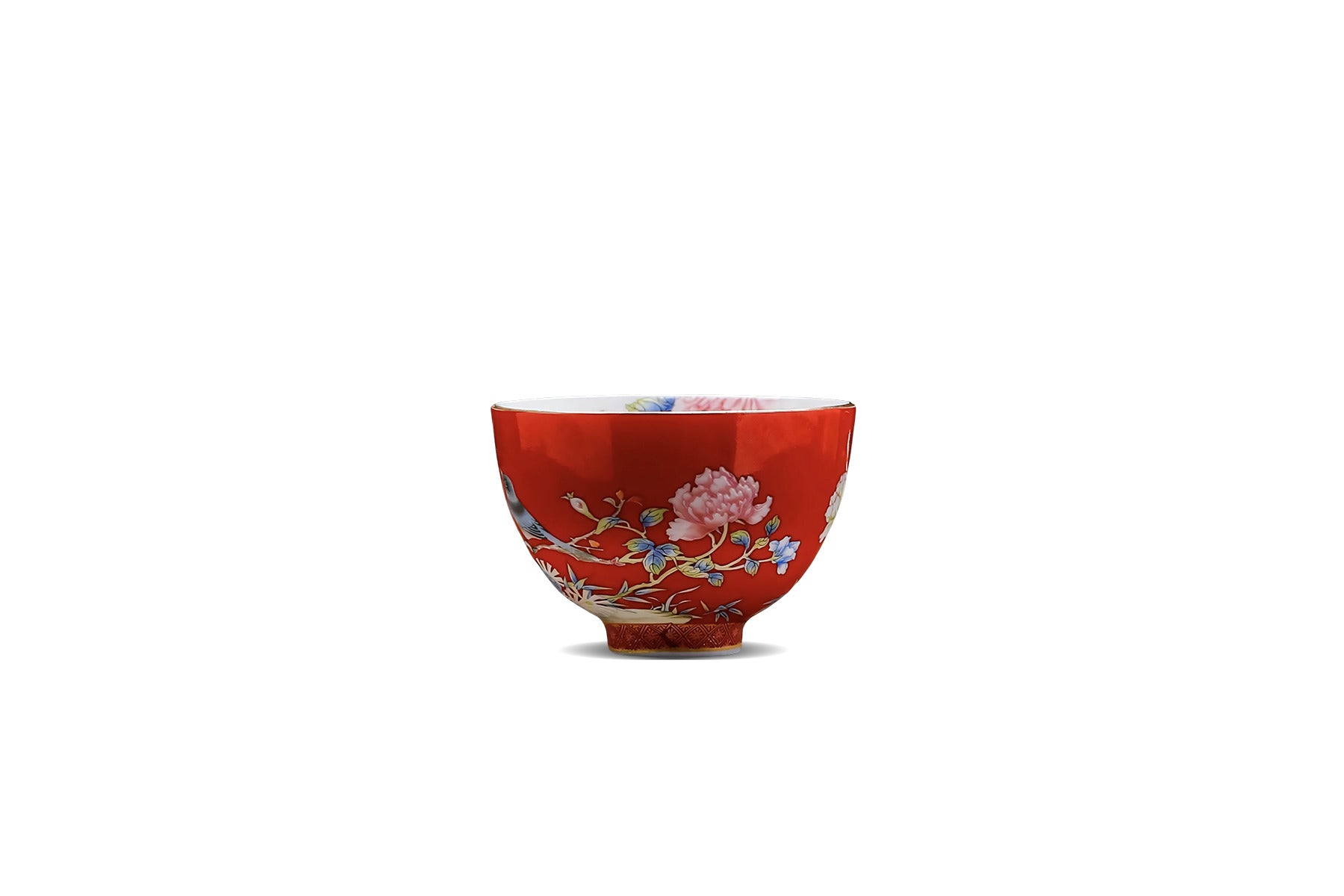 Tea Cup with Bird Design