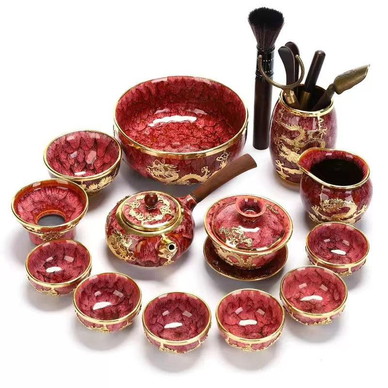 Jianzhan Tea Set Suit Office Gift