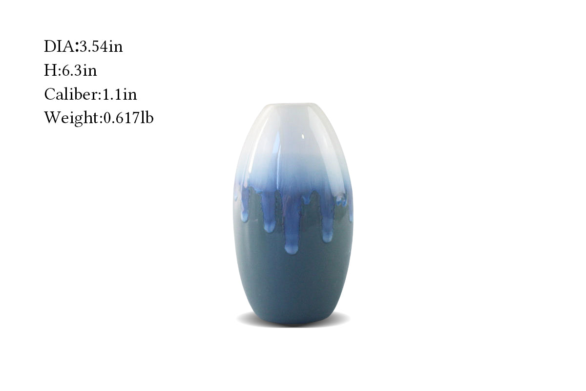 Glazed ceramic vase