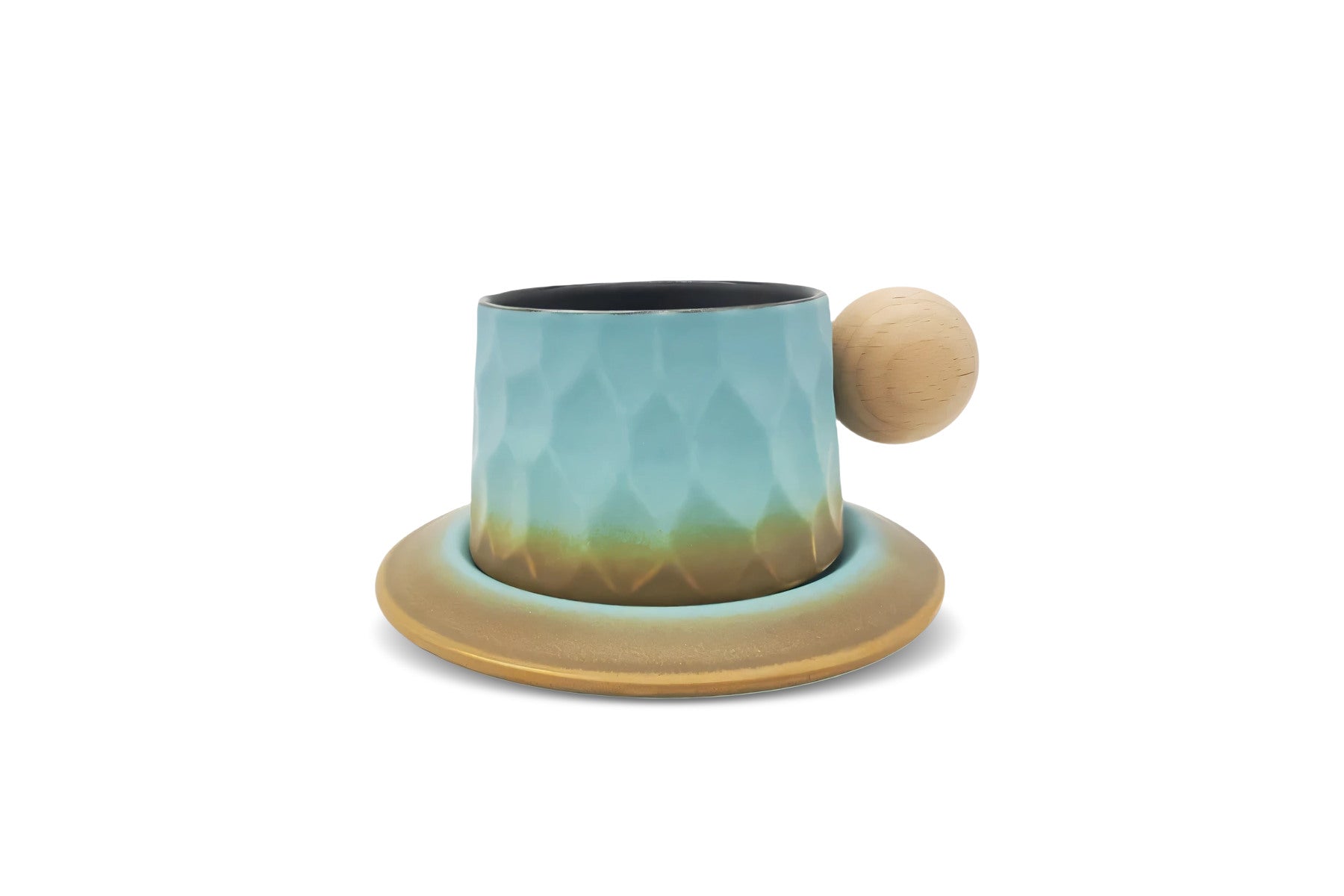 Textured Ceramic Coffee Cup