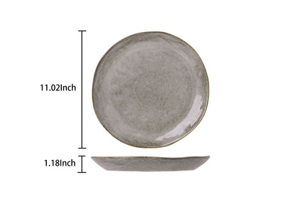 Grey Ceramic Plate-1