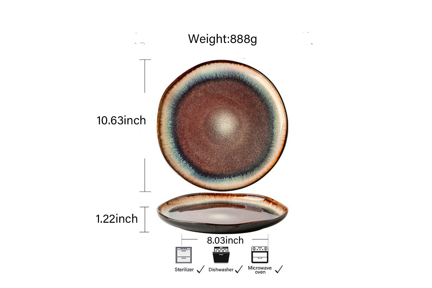 Irregular designed tableware