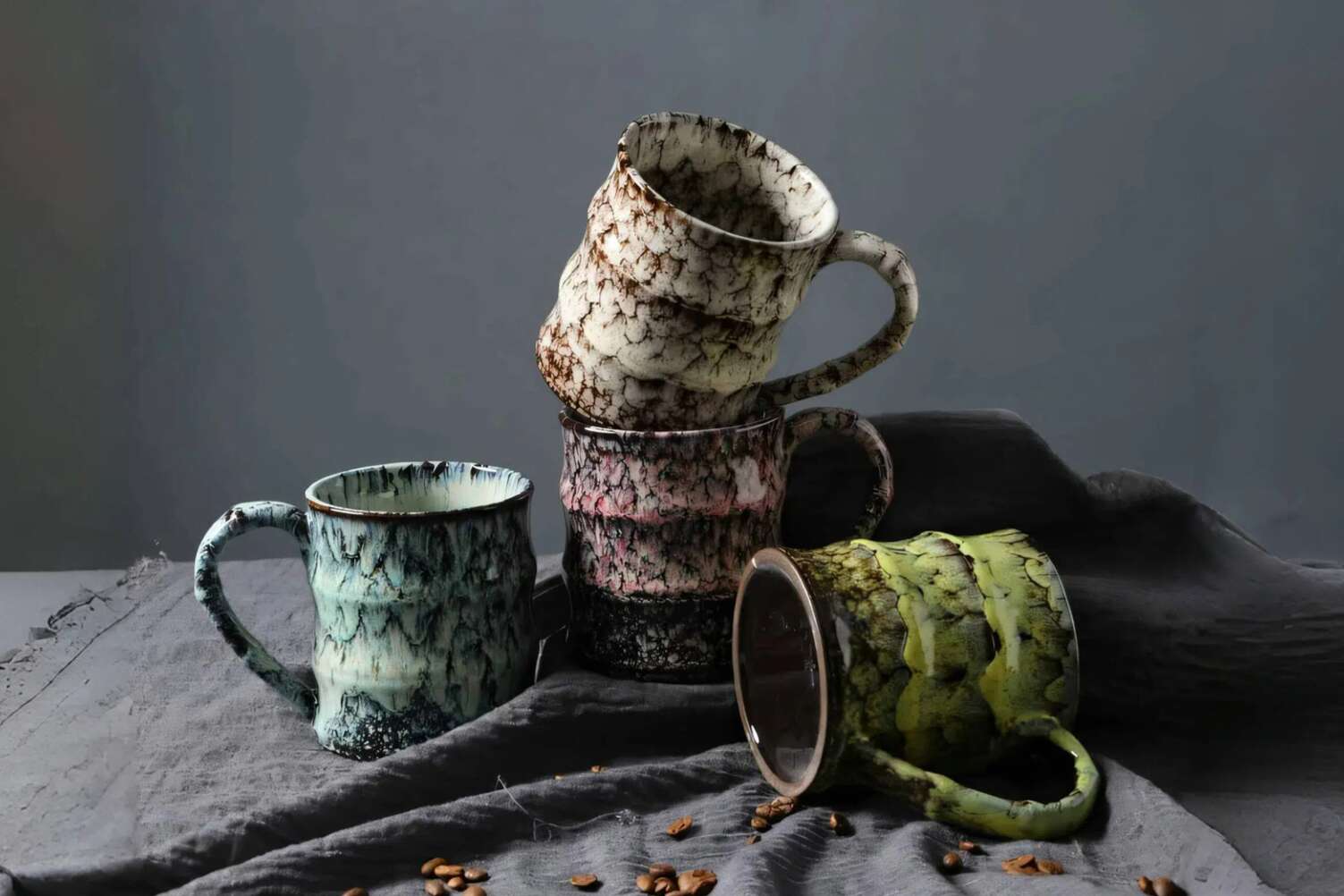 Cracked Glaze Mug-2