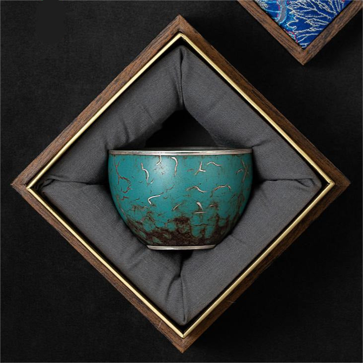 Tea Cup with Abstract Design-21