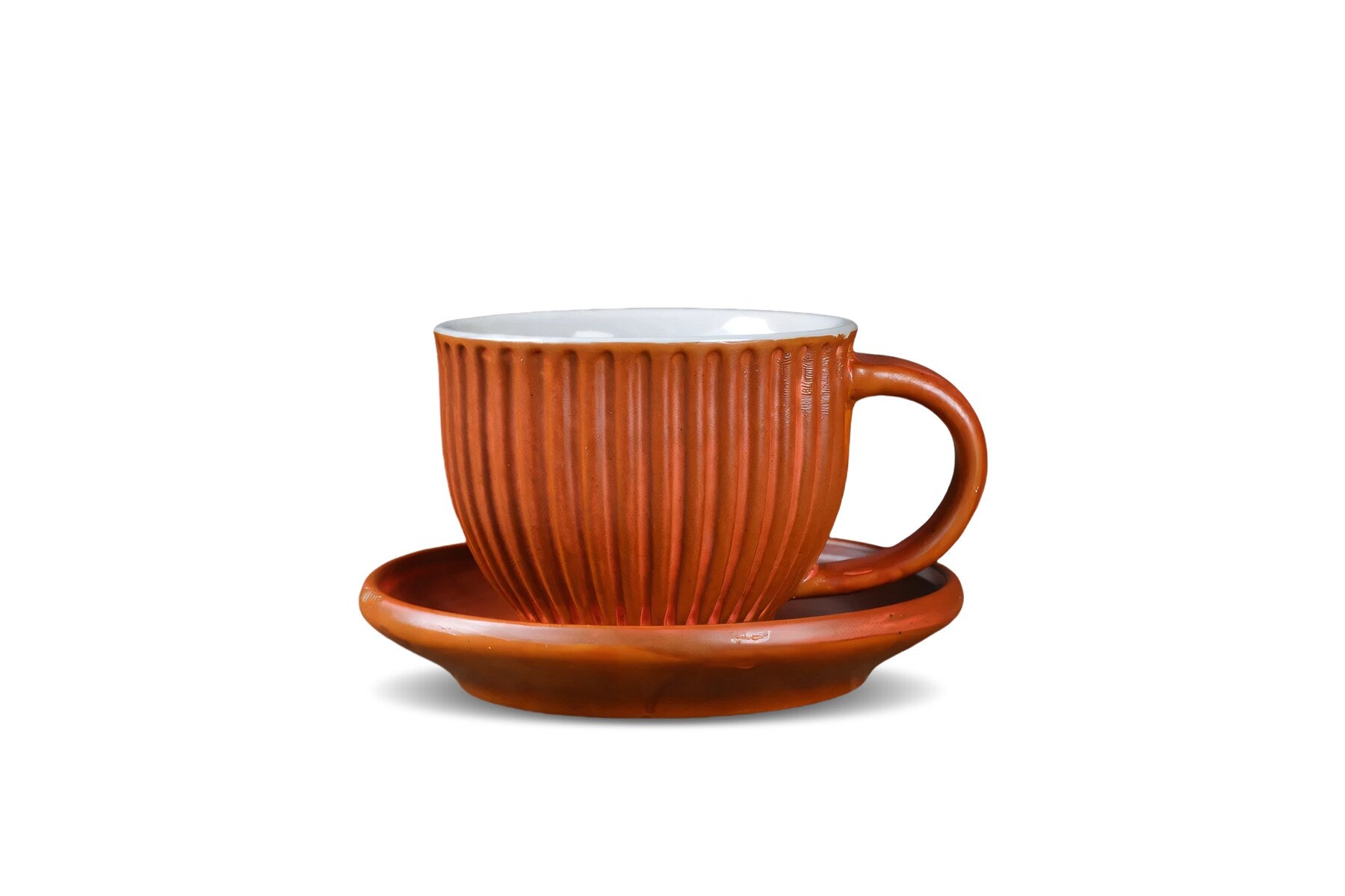 Textured Ceramic Coffee Cup
