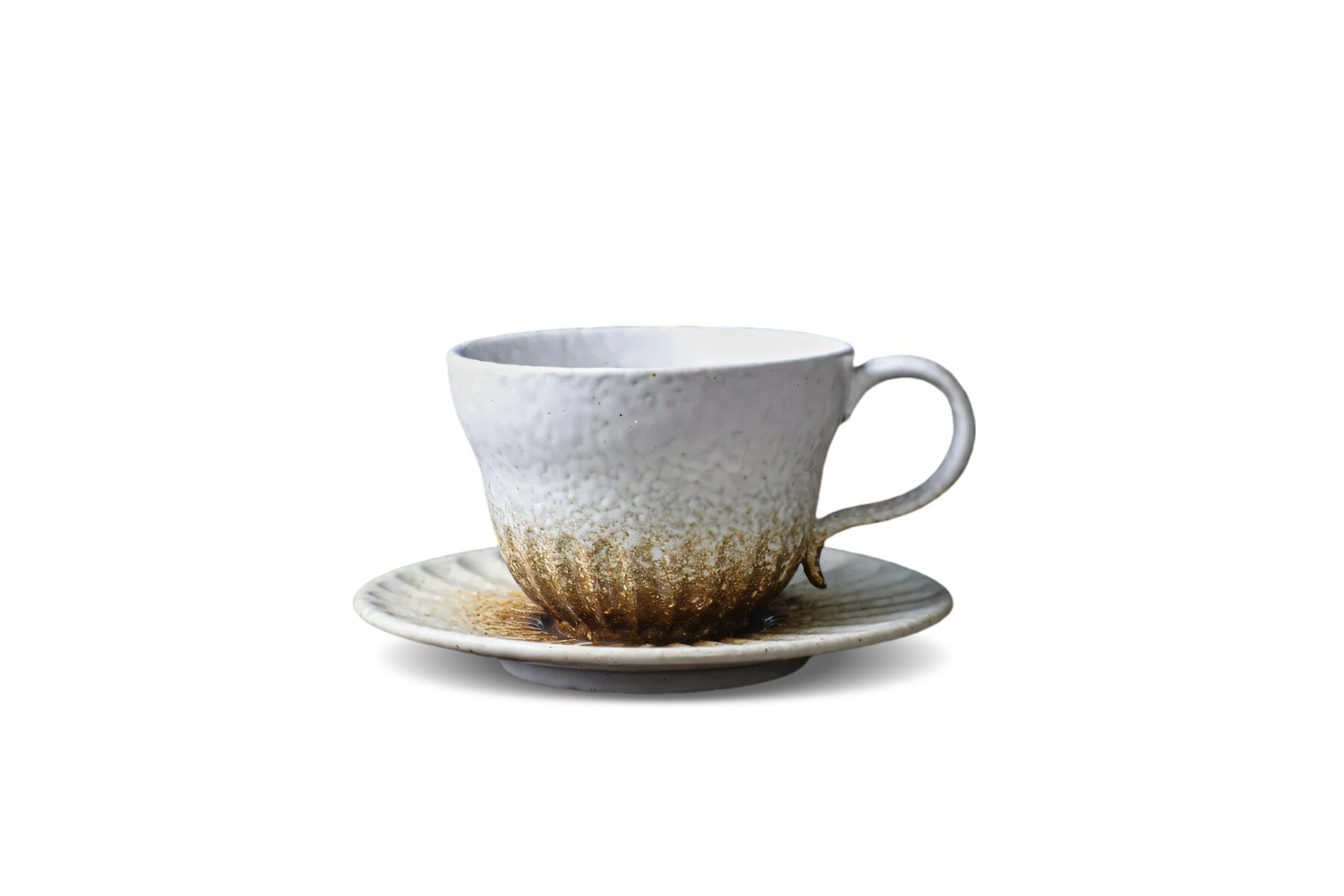 Textured Ceramic Coffee Cup