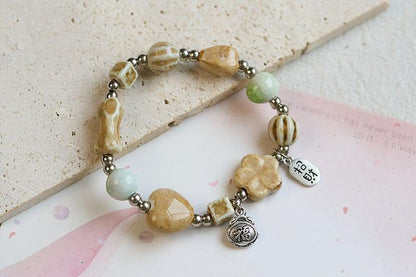 Bracelet with Engraved Charm