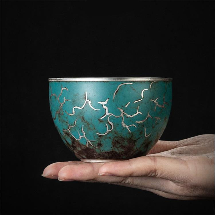 Emerald Vein Jade Cup